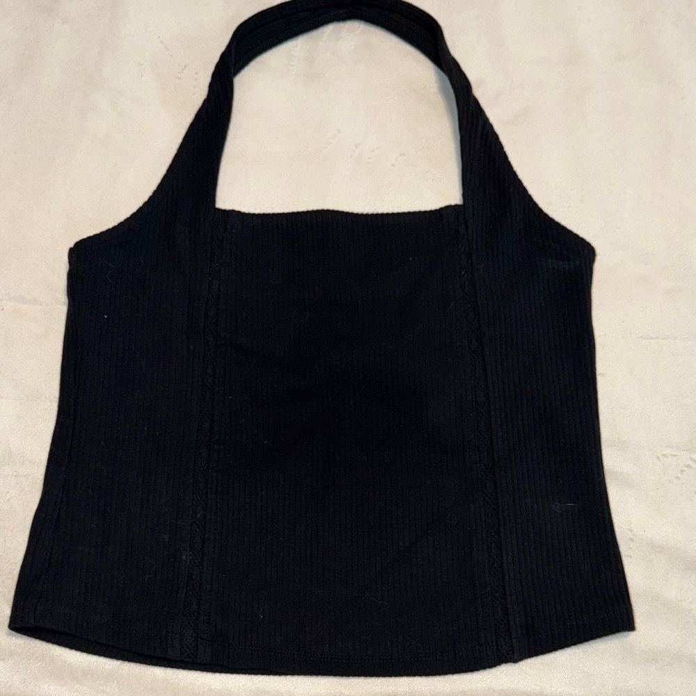American eagle black Halter Top